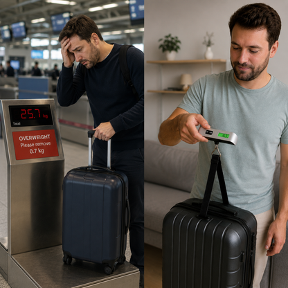 Pèse bagages numériques + sacs sous vides