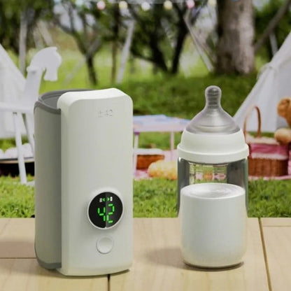 Chauffe-Biberon Rechargeable Sans Fil – 6 Niveaux de Température | Idéal Voiture & Sorties