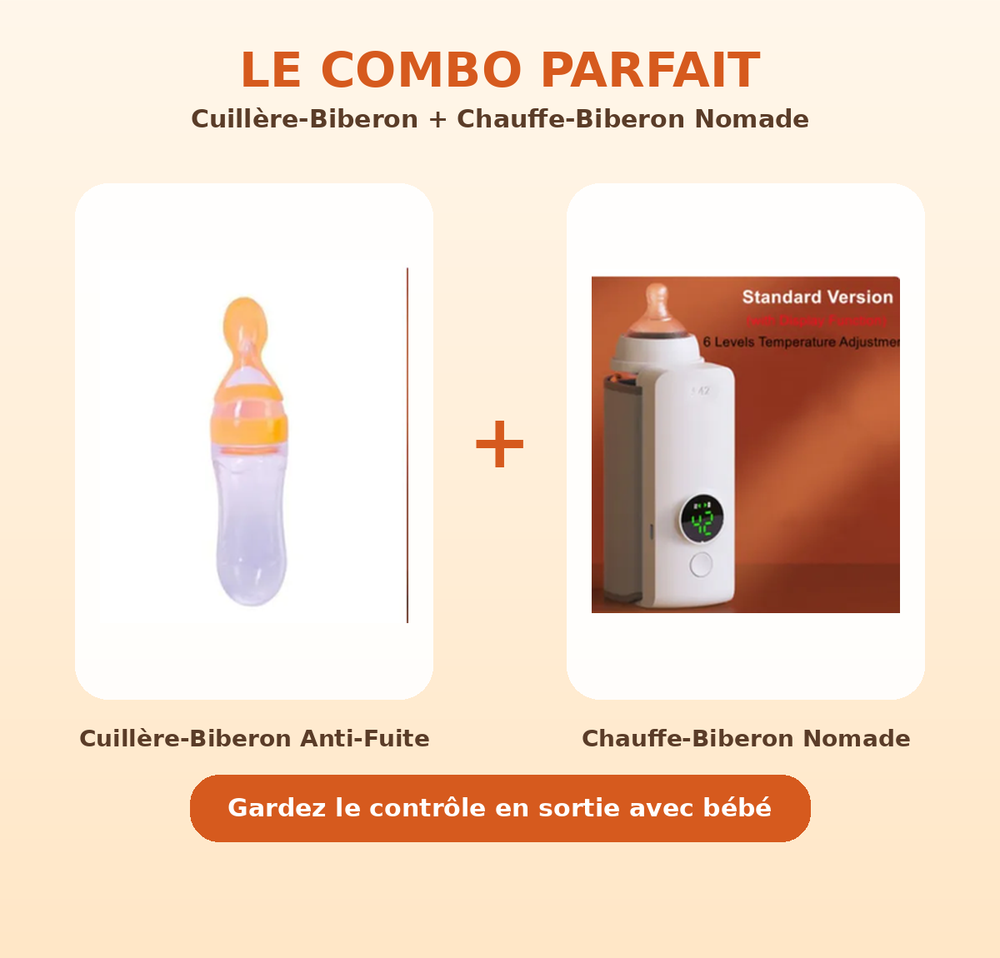 SET Cuillère-Biberon + Chauffe-Biberon Nomade