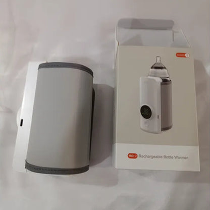 Chauffe-Biberon Rechargeable Sans Fil – 6 Niveaux de Température | Idéal Voiture & Sorties